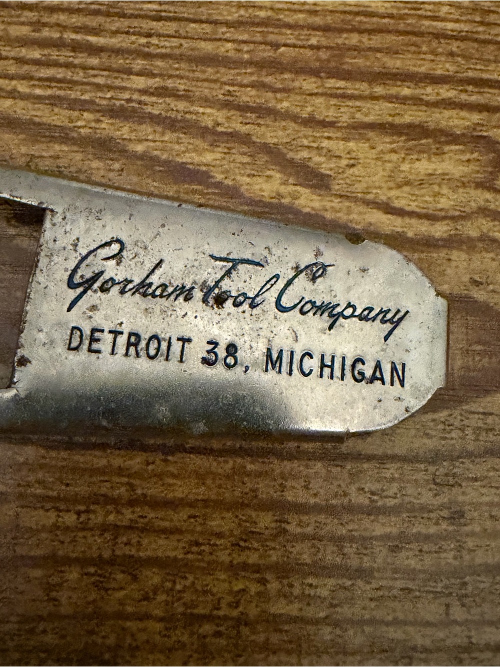 Vintage Gorham Tool Company Detroit MI Advertising Bottle Opener Industrial - Picture 2 of 5